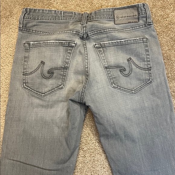 AG Adriano Goldschmied The Protege Straight Leg Light Gray Straight Jeans 30x34 - Picture 11 of 11